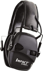 Howard Leight - Over the Head Black Foam Cushion Earmuffs - 22 NRR Rating, Adjustable Headband - Eagle Tool & Supply