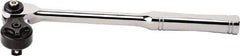 GearWrench - 3/8" Drive Tapered Head Ratchet - Chrome Finish, 10" OAL, 72 Gear Teeth, Full Polished Handle, Indexible Head - Eagle Tool & Supply