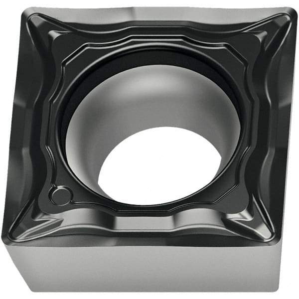 Walter - SCMT FM4 Grade WSM20S Turning Insert - TiAlN+Al2O3+(Al) Finish, 90° Square, 9.53mm Inscr Circle, 3.97mm Thick, 0.4mm Corner Radius - Eagle Tool & Supply