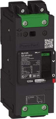 Square D - 45 Amp, 600Y/347 VAC, 2 Pole, Unit Mount B-Frame Circuit Breaker - Thermal-Magnetic Trip, 25 kA at 240 VAC, 18 kA at 277 VAC, 14 kA at 600Y/347 VAC Breaking Capacity, 14-3/0 AWG - Eagle Tool & Supply