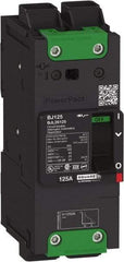 Square D - 15 Amp, 600Y/347 VAC, 3 Pole, Unit Mount B-Frame Circuit Breaker - Thermal-Magnetic Trip, 100 kA at 240 VAC, 65 kA at 480 VAC, 25 kA at 600Y/347 VAC Breaking Capacity, 14-3/0 AWG - Eagle Tool & Supply