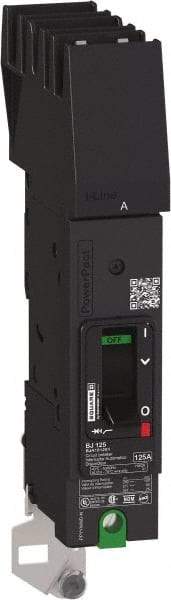 Square D - 100 Amp, 347 VAC, 1 Pole, Panel Mount B-Frame Circuit Breaker - Thermal-Magnetic Trip, 65 kA at 240 V, 18 kA at 347 VAC, 35 kA at 277 VAC Breaking Capacity, 14-2/0 AWG - Eagle Tool & Supply