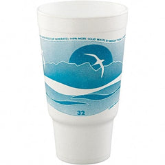 DART - Foam Hot/Coldn Cups, 32 oz - White - Eagle Tool & Supply