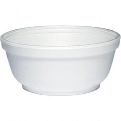 DART - Foam Dinnerware, Bowl, 8 oz - White - Eagle Tool & Supply