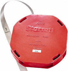 Starrett - Feeler Stock Rolls Thickness (Decimal Inch): 0.0140 Overall Length (Meters): 7.60 - Eagle Tool & Supply