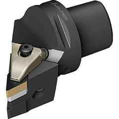 Walter - 93° Lead Angle, Indexable Turning Toolholder - 74mm OAL, Series DDJN-CAPTO-AUSSEN-P - Eagle Tool & Supply