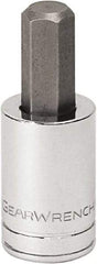 GearWrench - 1/2" Drive, 9/16" Hex Bit Socket - 2-1/2" OAL, 1.49" Bit Length - Eagle Tool & Supply