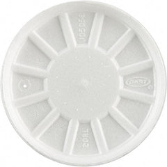 DART - Foam Lids, Fits 6-32 oz Cups - White - Eagle Tool & Supply