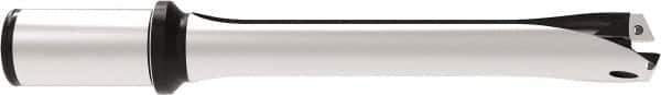 Allied Machine and Engineering - Series 29, 29 to 31.99mm Diam, 1-1/4" Diam Straight Shank with Flange, Straight Flute Spade Drill - 3-25/32" Max Depth, 7-25/32" OAL, Standard Length, Through Coolant - Eagle Tool & Supply