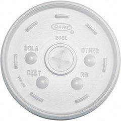 DART - Cold Cup Lids, 32 oz Cups - Translucent - Eagle Tool & Supply