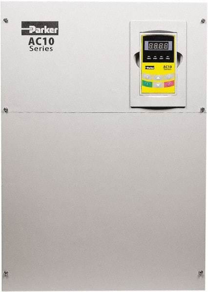 Parker - Three Phase, 460 Volt, 125 hp, Variable Frequency Drive - 16.14" Wide x 11.81" Deep x 24" High, IP20 - Eagle Tool & Supply