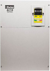 Parker - Three Phase, 460 Volt, 125 hp, Variable Frequency Drive - 16.14" Wide x 11.81" Deep x 24" High, IP20 - Eagle Tool & Supply