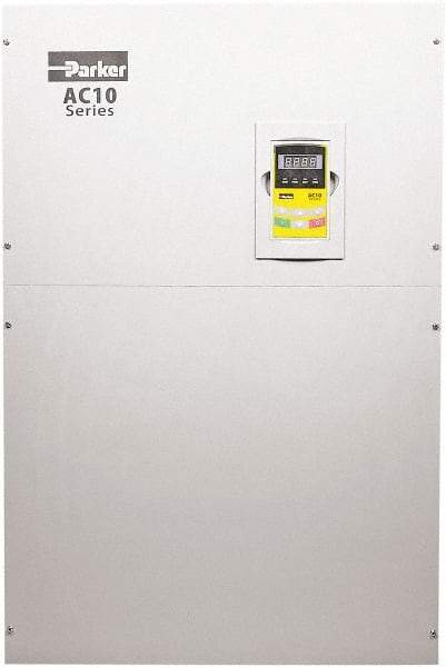 Parker - Three Phase, 460 Volt, 225 hp, Variable Frequency Drive - 20.32" Wide x 12.83" Deep x 30" High, IP20 - Eagle Tool & Supply