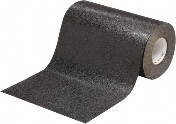 Ability One - Black Solid Color Anti-Slip Vinyl Tape - 36" Wide x 60' Long x 0.036" Thick, General Traffic - Eagle Tool & Supply