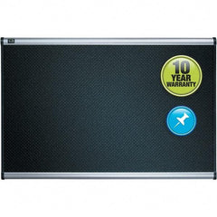 Quartet - 24" High x 36" Wide Embossed Foam Bulletin - Embossed Foam, Includes Mounting Kit - Eagle Tool & Supply