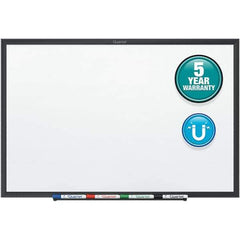 Quartet - 24" High x 36" Wide Magnetic Dry Erase Board - Steel, Includes Dry-Erase Marker & Mounting Kit - Eagle Tool & Supply
