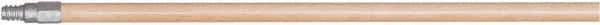 Harper Brush - 60 x 15/16" Wood Squeegee Handle - Threaded Connection, Tan - Eagle Tool & Supply