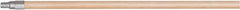 Harper Brush - 60 x 15/16" Wood Squeegee Handle - Threaded Connection, Tan - Eagle Tool & Supply