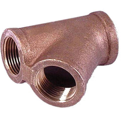 Merit Brass - Brass & Chrome Pipe Fittings Type: 45 Degree Y-Branch Fitting Size: 1-1/2 - Eagle Tool & Supply