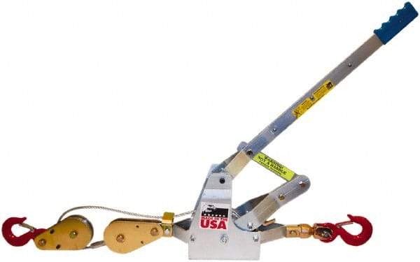 Maasdam - 8,000 Lb Lifting Capacity, 6' Lift Height, Puller Hoist - Made from Chain - Eagle Tool & Supply