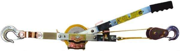 Maasdam - 4,000 Lb Lifting Capacity, Strap Hoist - Made from Strap - Eagle Tool & Supply