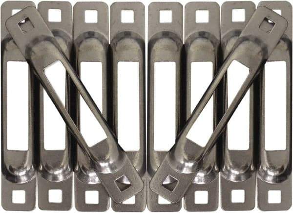 Snap-Loc - 1' Long x 2" Diam, Silver Tie Down Strap Kit - Eagle Tool & Supply