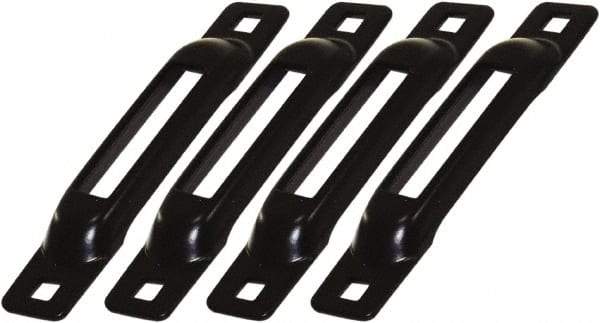 Snap-Loc - 1' Long x 2" Diam, Black Tie Down Strap Kit - Eagle Tool & Supply