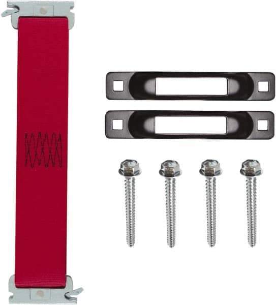 Snap-Loc - 1' Long x 2" Diam, Red Tie Down Strap Kit - Eagle Tool & Supply