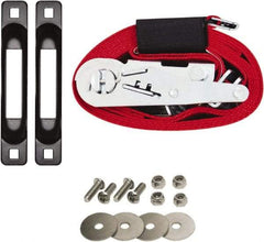 Snap-Loc - 16' Long x 2" Diam, Red Tie Down Strap Kit - Eagle Tool & Supply