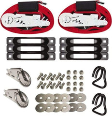 Snap-Loc - 16' Long x 2" Diam, Red Tie Down Strap Kit - Eagle Tool & Supply