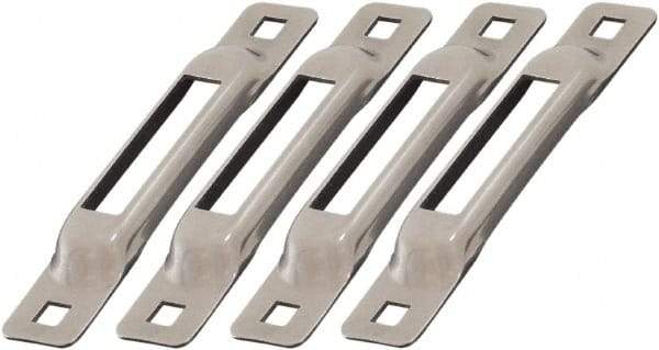 Snap-Loc - 1' Long x 2" Diam, Silver Tie Down Strap Kit - Eagle Tool & Supply