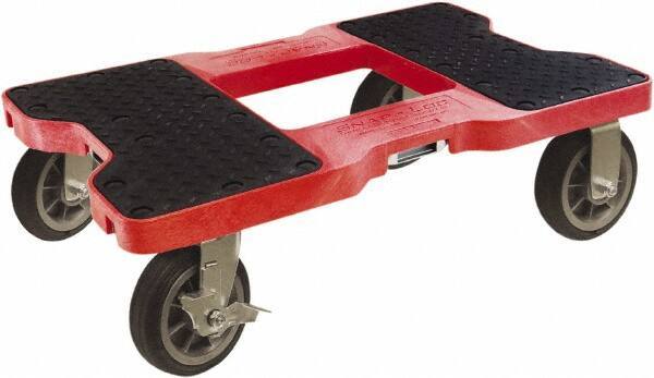 Snap-Loc - 1,500 Lb Capacity Polyethylene Dolly - 32" Long x 20-1/2" Wide x 9-1/2" High - Eagle Tool & Supply