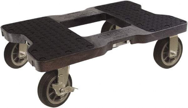 Snap-Loc - 1,500 Lb Capacity Polyethylene Dolly - 32" Long x 20-1/2" Wide x 9-1/2" High - Eagle Tool & Supply