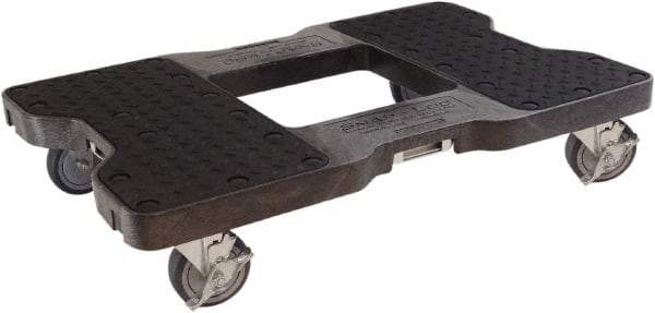 Snap-Loc - 1,500 Lb Capacity Polyethylene Dolly - 32" Long x 20-1/2" Wide x 7" High - Eagle Tool & Supply