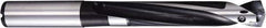 Kyocera - 29/64 to 0.472" Diam, 3xD, 1.417" Max Depth, 1/2" Shank Diam, 3.898" OAL, Replaceable Tip Drill - DA Insert, 115 Seat Size, SS 3xD Toolholder, Series Magic Drill DRA - Eagle Tool & Supply