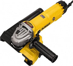 DeWALT - 6" Wheel Diam, 9,000 RPM, Corded Angle & Disc Grinder - 5/8-11 Spindle, 120 Volts, 13 Amps - Eagle Tool & Supply