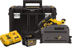 DeWALT - 60 Volt, 6-1/2" Blade, Cordless Circular Saw - 4,000 RPM, 1 Lithium-Ion Battery Included - Eagle Tool & Supply