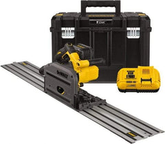 DeWALT - 60 Volt, 6-1/2" Blade, Cordless Circular Saw - 4,000 RPM, 1 Lithium-Ion Battery Included - Eagle Tool & Supply