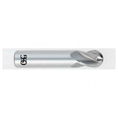 1/2" Dia. - 2-1/2" OAL - CBD - Ball End - 4 FL - Eagle Tool & Supply