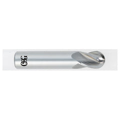 ‎3/32″ Dia. × 1/8″ Shank × 3/16″ DOC × 1-1/2″ OAL, Carbide TiCN, 4 Flute, Round, Ballnose End Mill