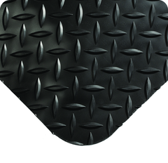 UltraSoft Diamond Plate Floor Mat - 3' x 5' x 15/16" Thick - (Black Diamond Plate) - Eagle Tool & Supply