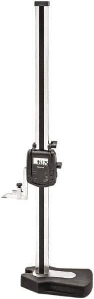 Starrett - 24" Electronic Height Gage - 0.0005" Resolution, Accurate to .0001", LCD Display, RS-232 Data Output - Eagle Tool & Supply