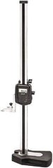 Starrett - 24" Electronic Height Gage - 0.0005" Resolution, Accurate to .0001", LCD Display, RS-232 Data Output - Eagle Tool & Supply