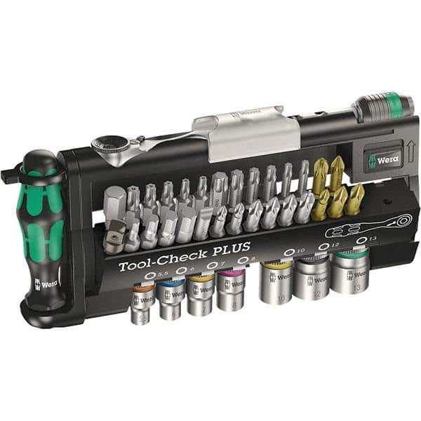 Wera - Screwdriver Bit Sets Type: Bit Set Drive Size: 1/4 (Inch) - Eagle Tool & Supply