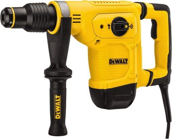 DeWALT - 120 Volt 1" SDS Max Chuck Electric Hammer Drill - 0 to 3,150 BPM, 0 to 540 RPM, Reversible - Eagle Tool & Supply