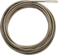 Milwaukee Tool - 5/16" x 50' Drain Cleaning Machine Cable - Inner Core, 1-1/4" to 2-1/2" Pipe, Use with Milwaukee Drain Cleaning Tools - Eagle Tool & Supply