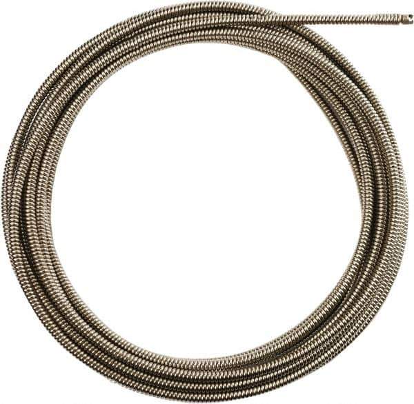 Milwaukee Tool - 5/8" x 50' Drain Cleaning Machine Cable - All-Purpose Wind, 1-1/4" to 2-1/2" Pipe, Use with Milwaukee Drain Cleaning Tools - Eagle Tool & Supply