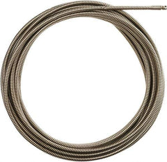 Milwaukee Tool - 5/8" x 50' Drain Cleaning Machine Cable - All-Purpose Wind, 1-1/4" to 2-1/2" Pipe, Use with Milwaukee Drain Cleaning Tools - Eagle Tool & Supply