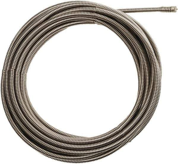 Milwaukee Tool - 3/8" x 35' Drain Cleaning Machine Cable - Inner Core, 1-1/4" to 2-1/2" Pipe, Use with Milwaukee Drain Cleaning Tools - Eagle Tool & Supply