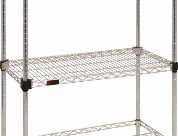 Eagle MHC - 30" Wide, 1-1/8 High, Open Shelving Accessory/Component - Steel Chrome Plated, Chrome Finish, 24" Deep, Use with Eagle MHC Shelving - Eagle Tool & Supply
